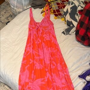 Japna Pink and Orange Beachwear